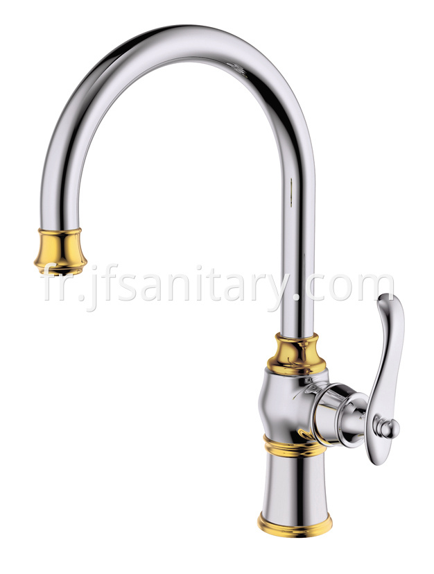 brass kitchen faucet